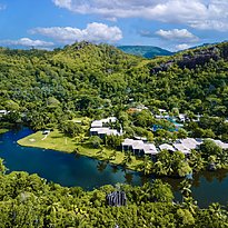Vogelperspektive - Kempinski Seychelles Resort Baie Lazare