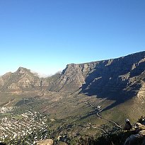 Kapstadt - Blick auf den Tafelberg