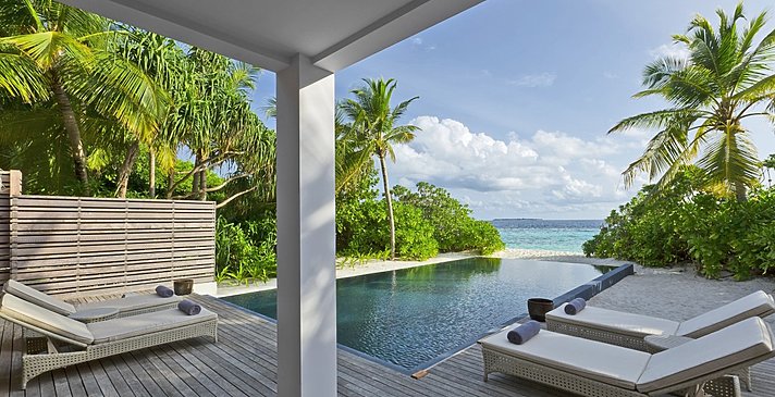 2 BR Beach Residence mit Pool - Dusit Thani Maldives