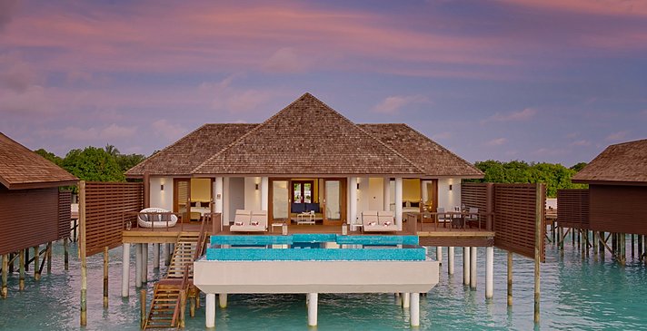 Two Bedroom Ocean Villa mit Pool - Hideaway Beach Resort & Spa