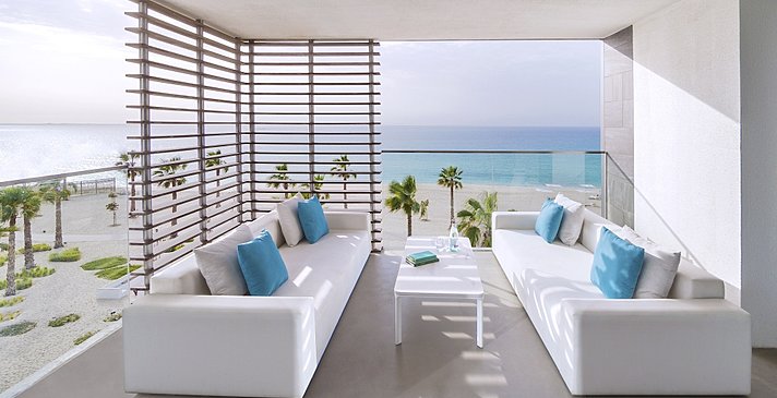 Balkon Luux Suite Sea View - Nikki Beach Resort & Spa Dubai
