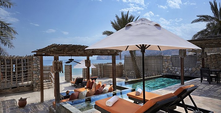 Beachfront Pool Villa Suite - Six Senses Zighy Bay