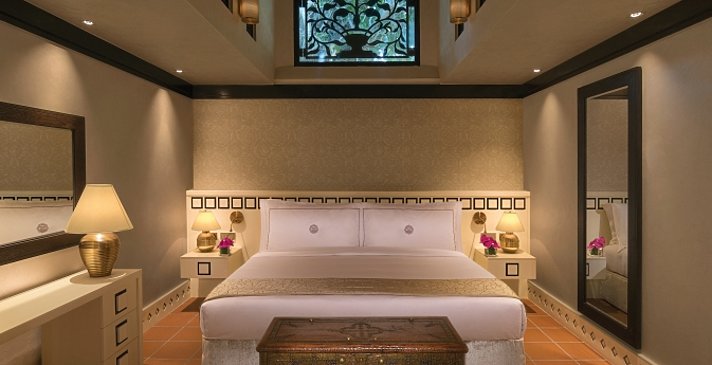 Schlafzimmer der One Bedroom Villa - Beit Al Bahar Villas