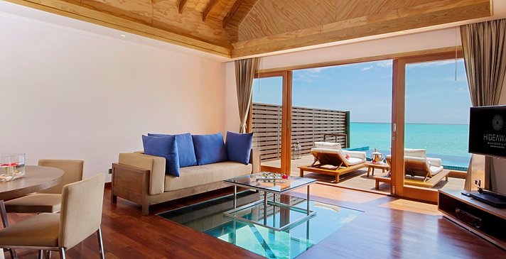 Ocean Villa mit Pool Schlafzimmer - Hideaway Beach Resort & Spa