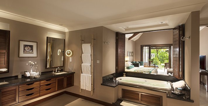 Pool Villa - 2 Bedroom Badezimmer - Constance Lemuria Seychelles