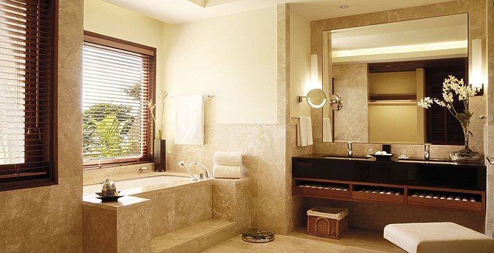 Suite Badezimmer - Shanti Maurice Resort & Spa